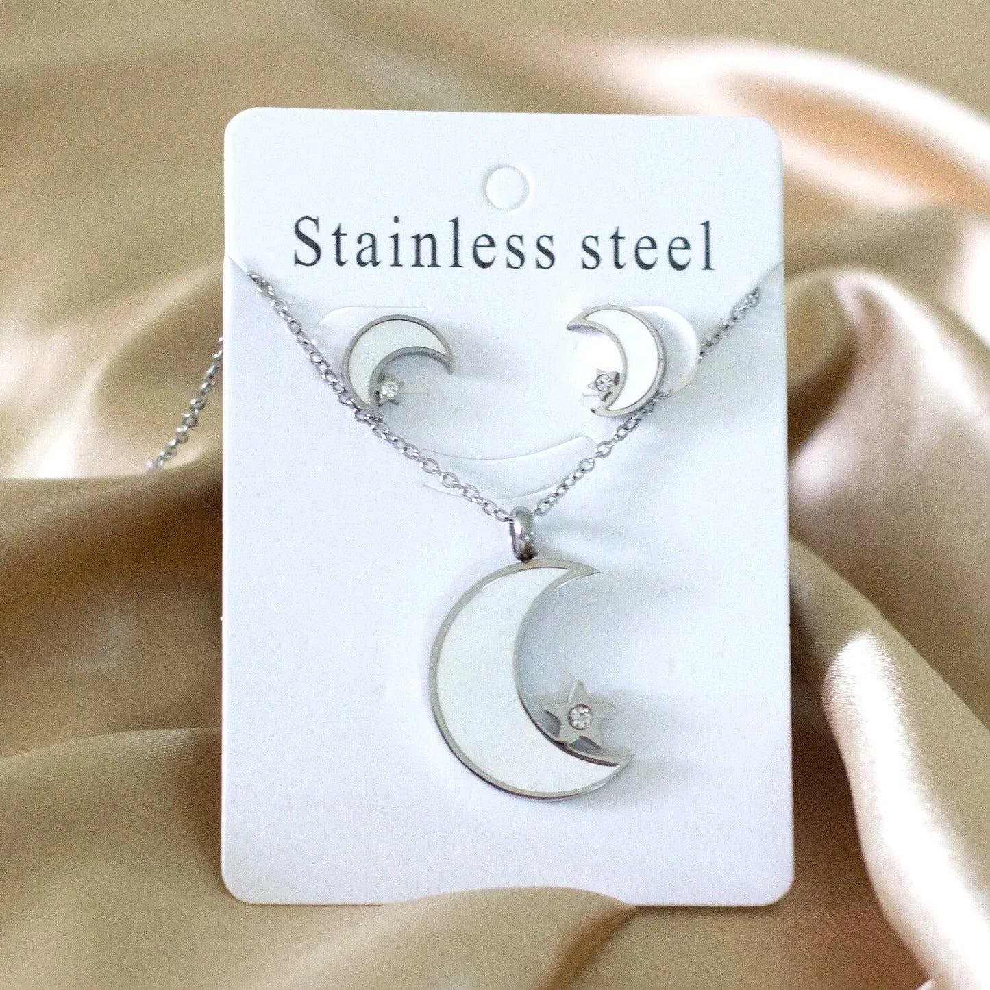 Molly Molly Celestial Pearl Moon-Star Set | Buy Set or Individual