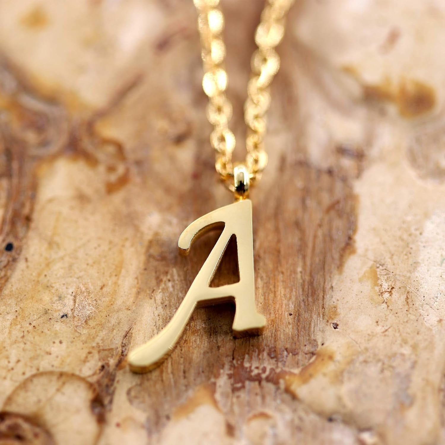 Jessie Initial Letter Necklace