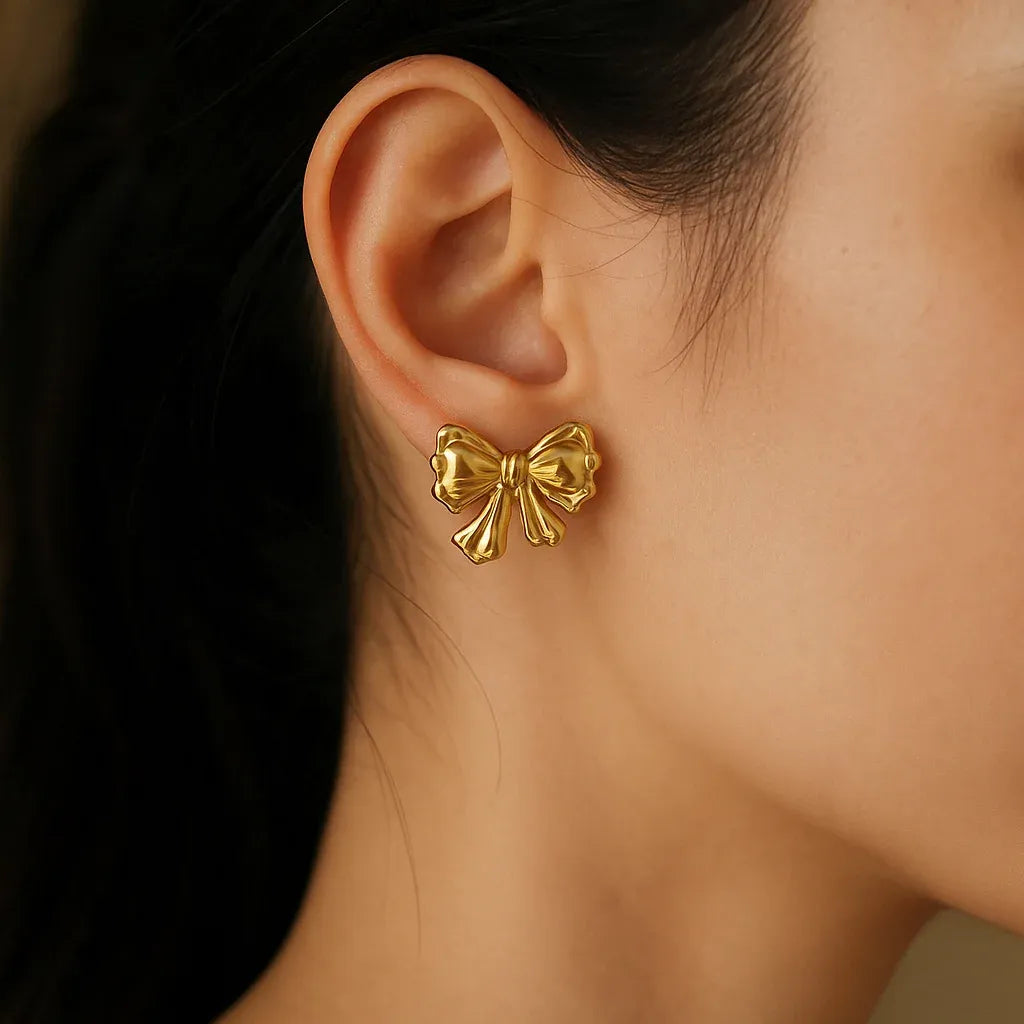 Corio Butterfly Stud Earrings | Waterproof 18k Gold