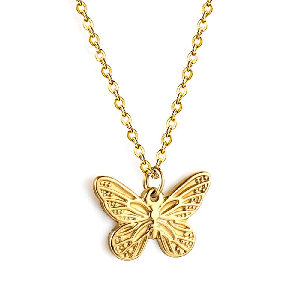 Blake Butterfly Necklace | Waterproof 18k Gold