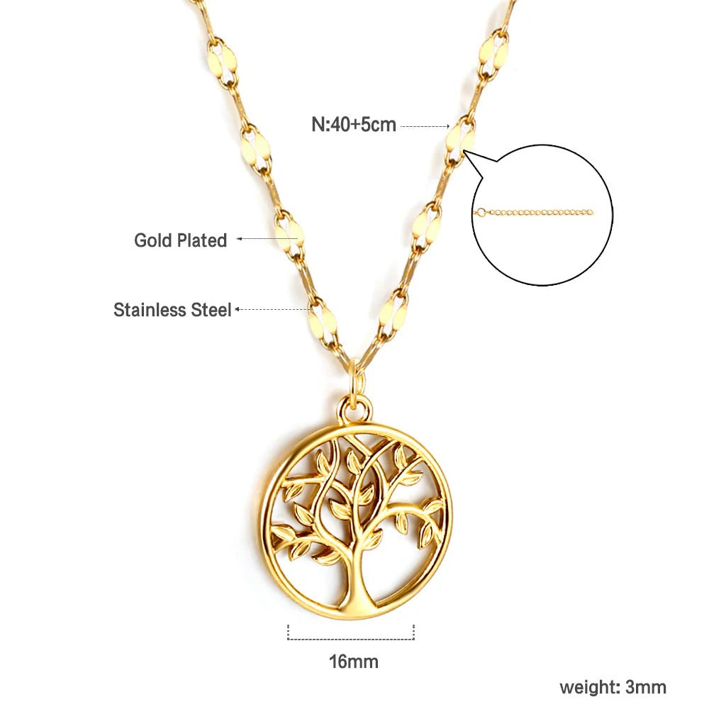 Blair Tree of Necklace | Waterproof 18k Gold