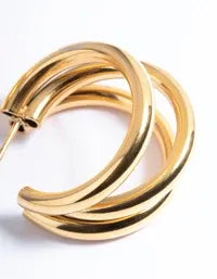 Blair Triple Hoop Earrings | Waterproof 18k Gold