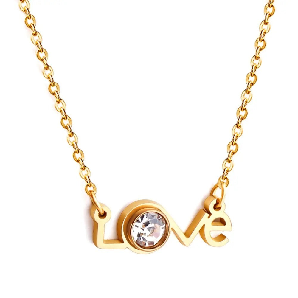 Aurora Love Necklace | Waterproof 18k Gold