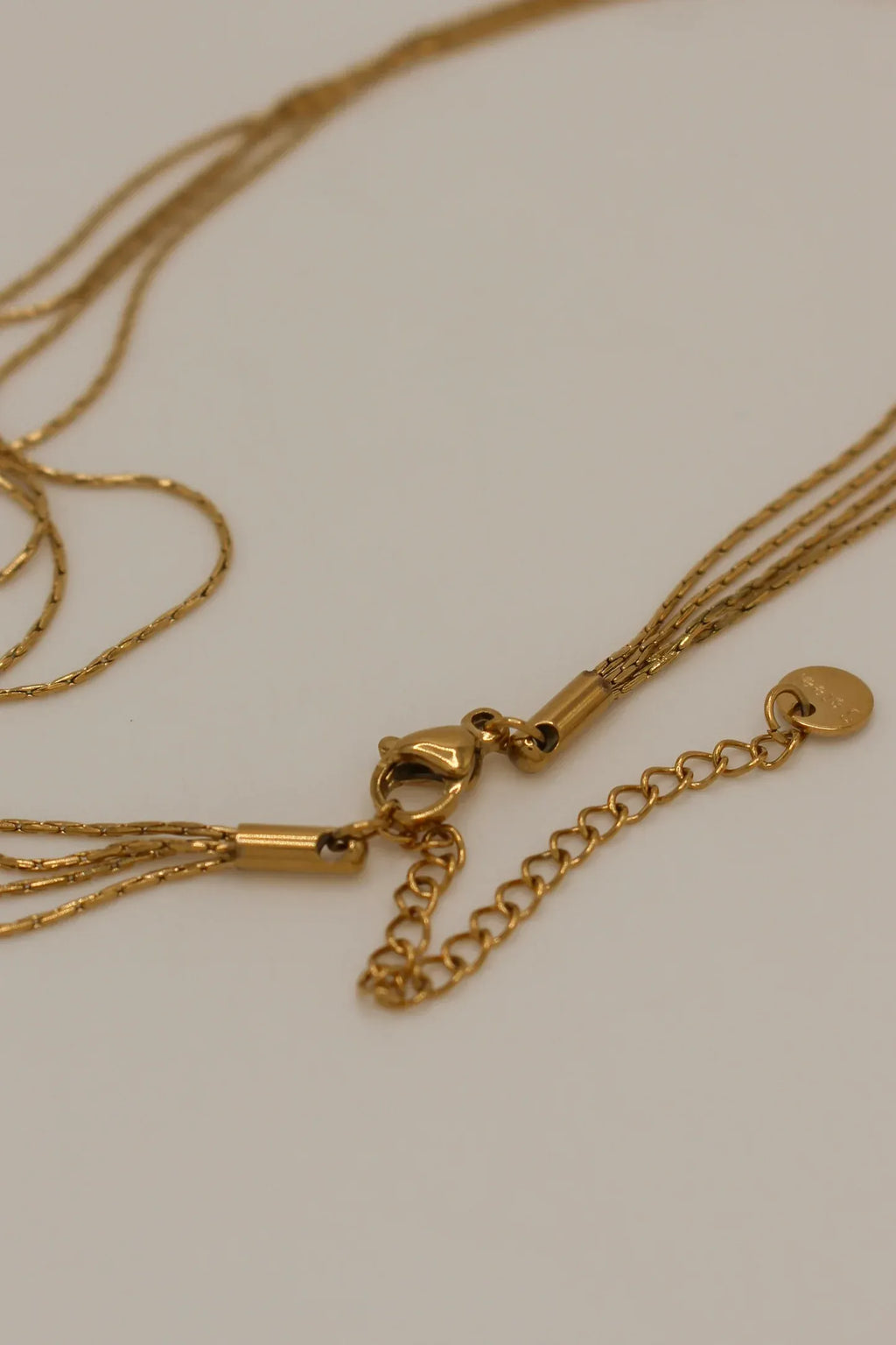 Cosima Multilayer Chain Necklace | Waterproof 18k Gold