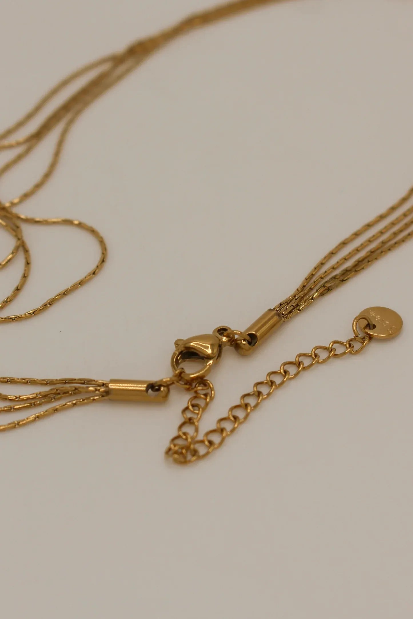 Cosima Multilayer Chain Necklace | Waterproof 18k Gold