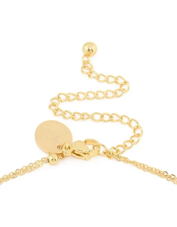 Evera Starfish Shell Double Layer Necklace | Waterproof 18k Gold