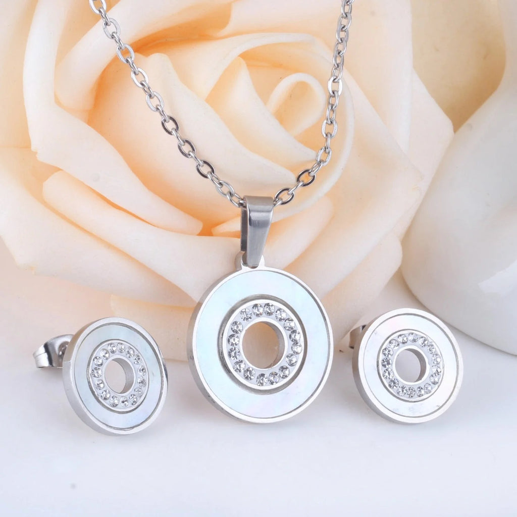 Nell Pearl & Pavé Inner Halo Set | Buy Set or Individual