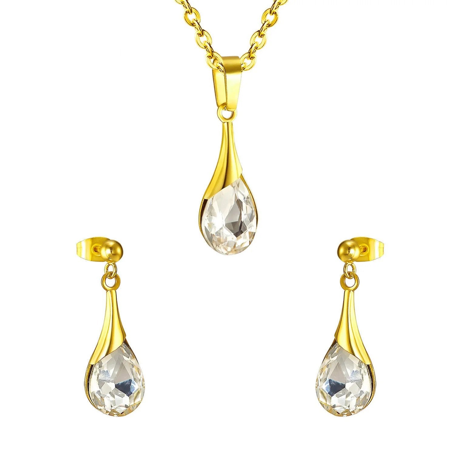 Paisley Teardrop Crystal Set | Buy Set or Individual