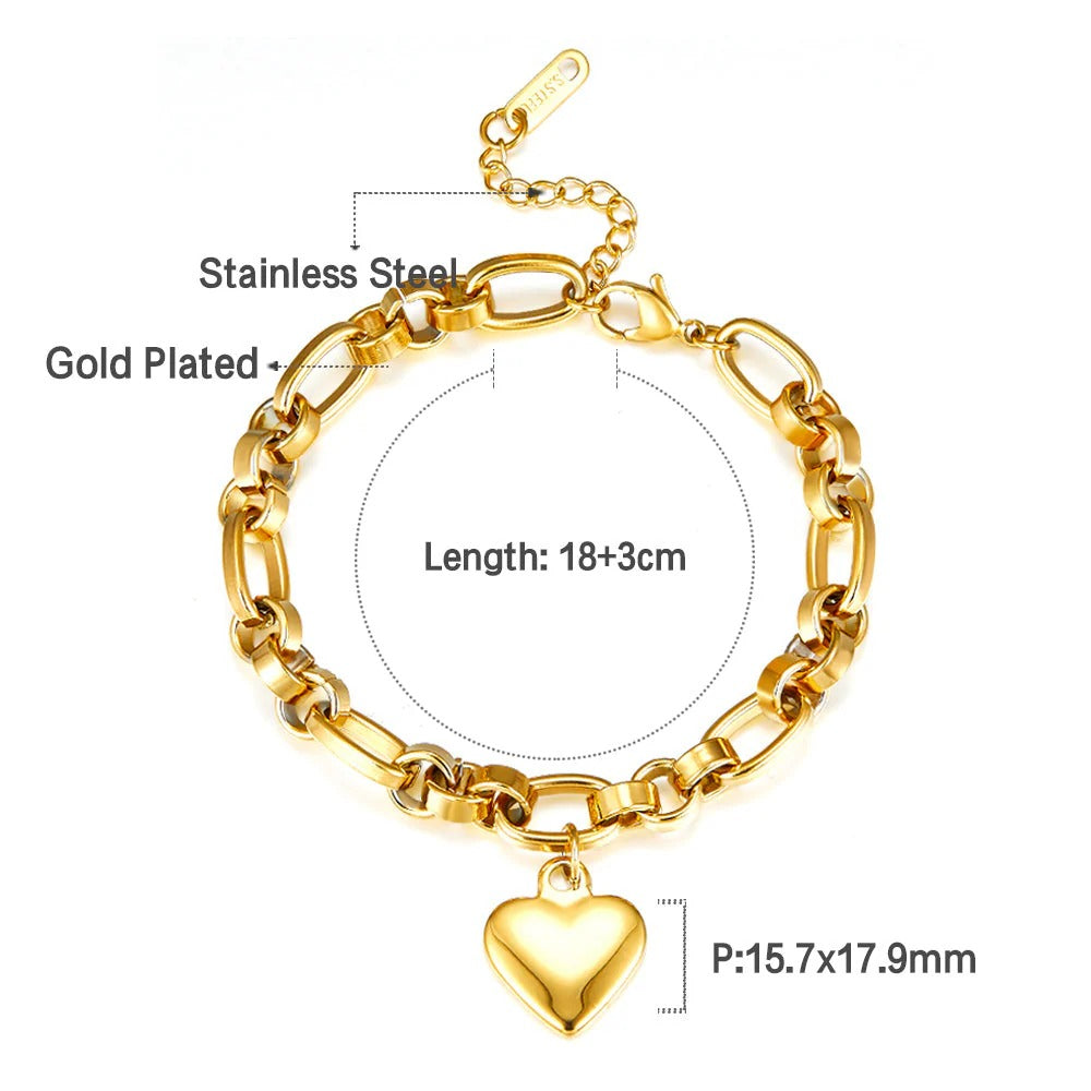 Hannah Nazar Charms Bracelet | Waterproof 18K Gold