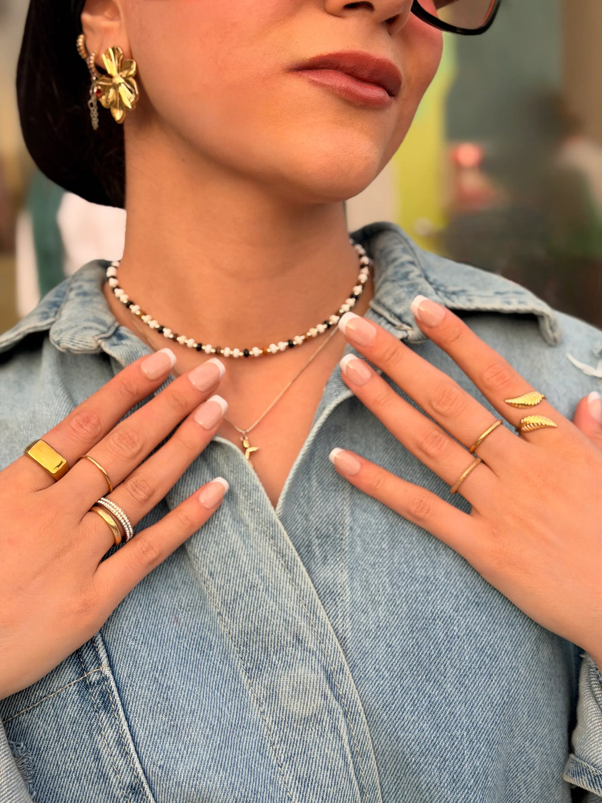 Anya 2MM Band Ring Set | Waterproof Silver