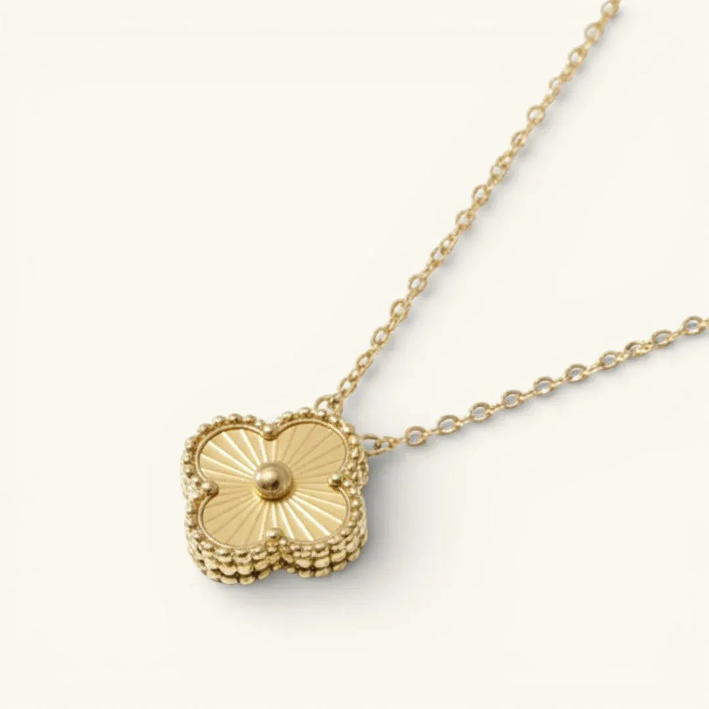 Alora Four-Leaf Gold Clover Necklace | Waterproof 18k Gold