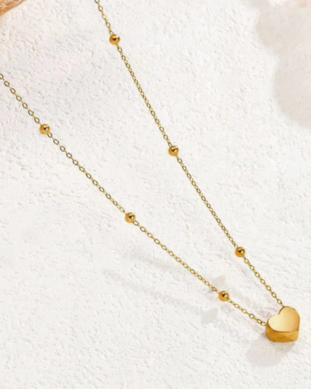 Brea Heart Necklace | Waterproof 18k Gold