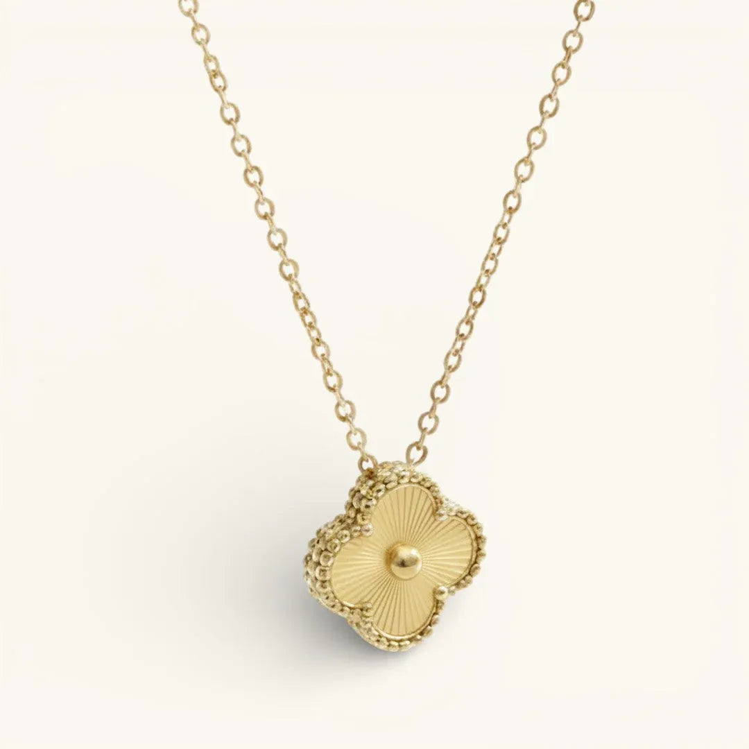 Alora Four-Leaf Gold Clover Necklace | Waterproof 18k Gold