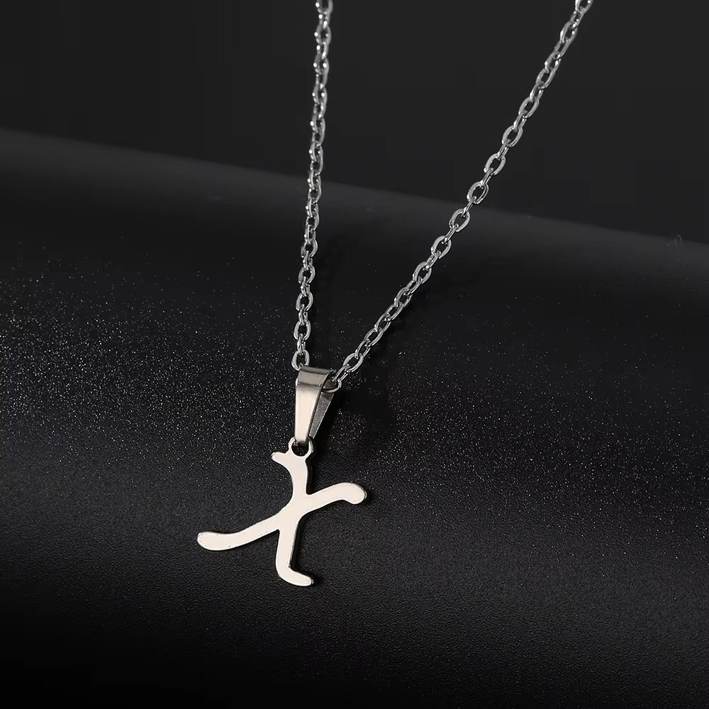 Jessie Initial Letter Necklace