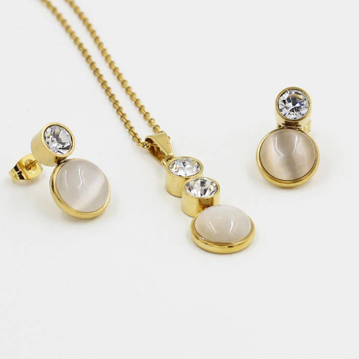 Olevia Dual Stone Accent Enamel Orb Set | Buy Set or Individual