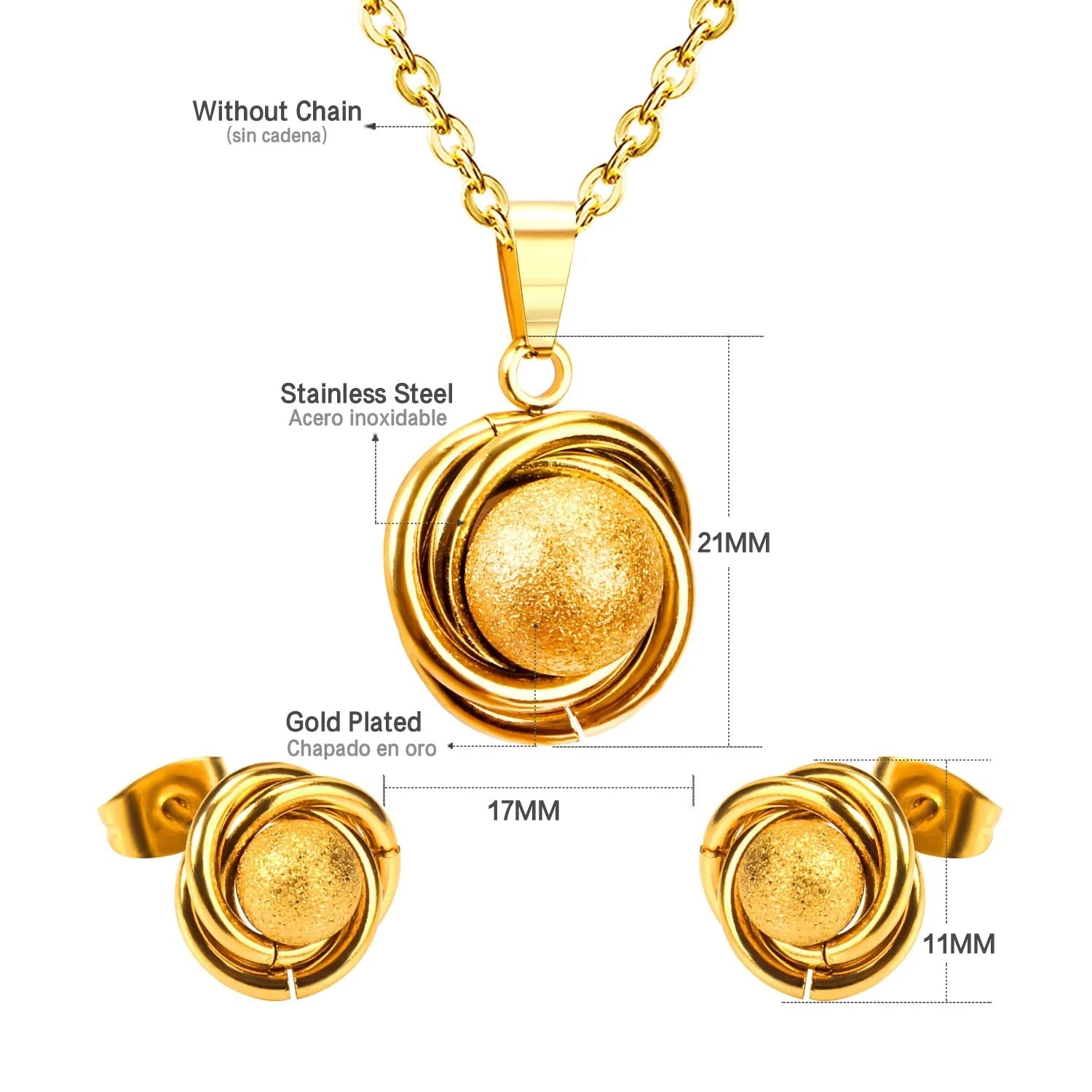 Nevaeh Floating Pearl Medallion Set | Buy Set or Individual