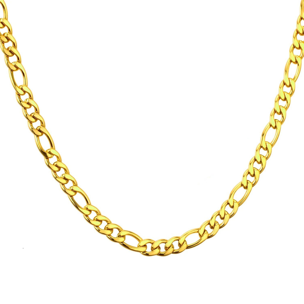 Nikolas Figaro Necklace 50cm & Bracelet 22cm Gold Set-Buy Set or Individually