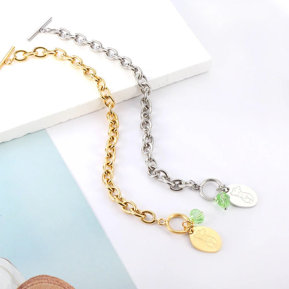 Gia femininity charm Bracelet | Waterproof Waterproof 18k Gold & Silver
