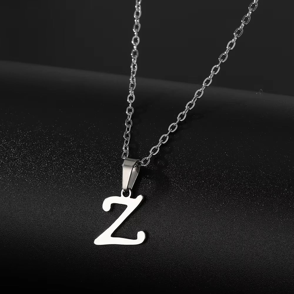 Jessie Initial Letter Necklace