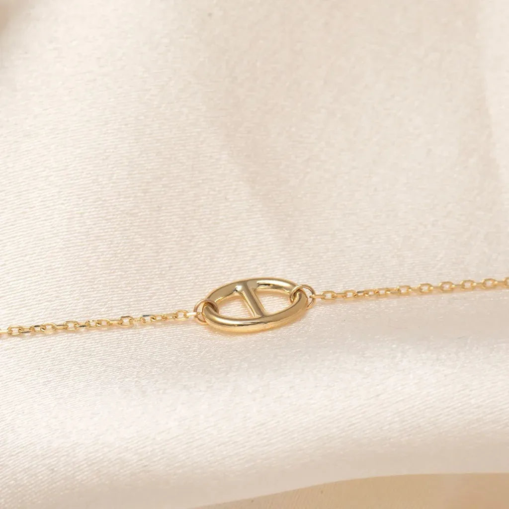 Atalanta H-Chain Necklace | Waterproof 18k Gold & Silver