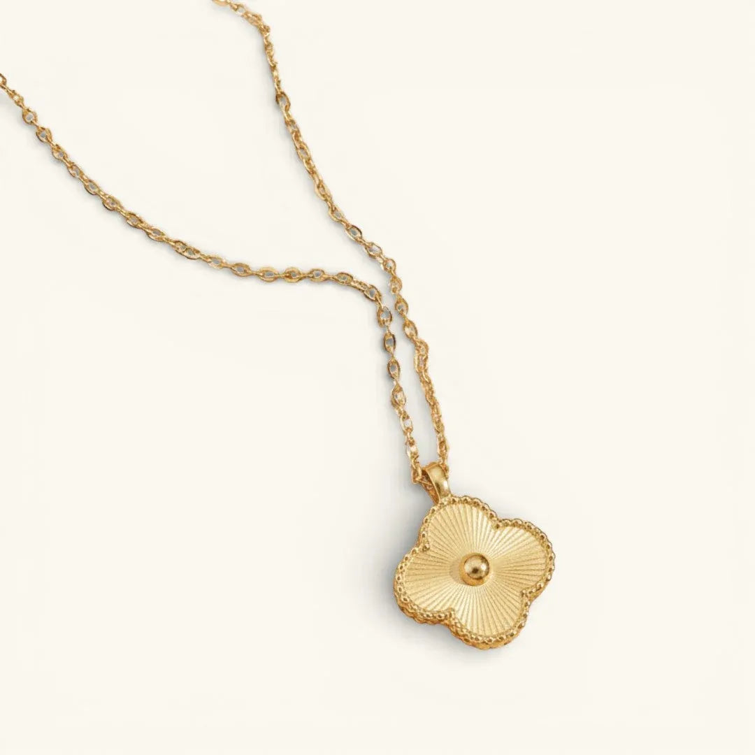 Alora Four-Leaf Gold Clover Necklace | Waterproof 18k Gold