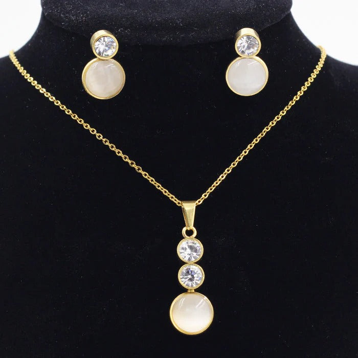 Olevia Dual Stone Accent Enamel Orb Set | Buy Set or Individual