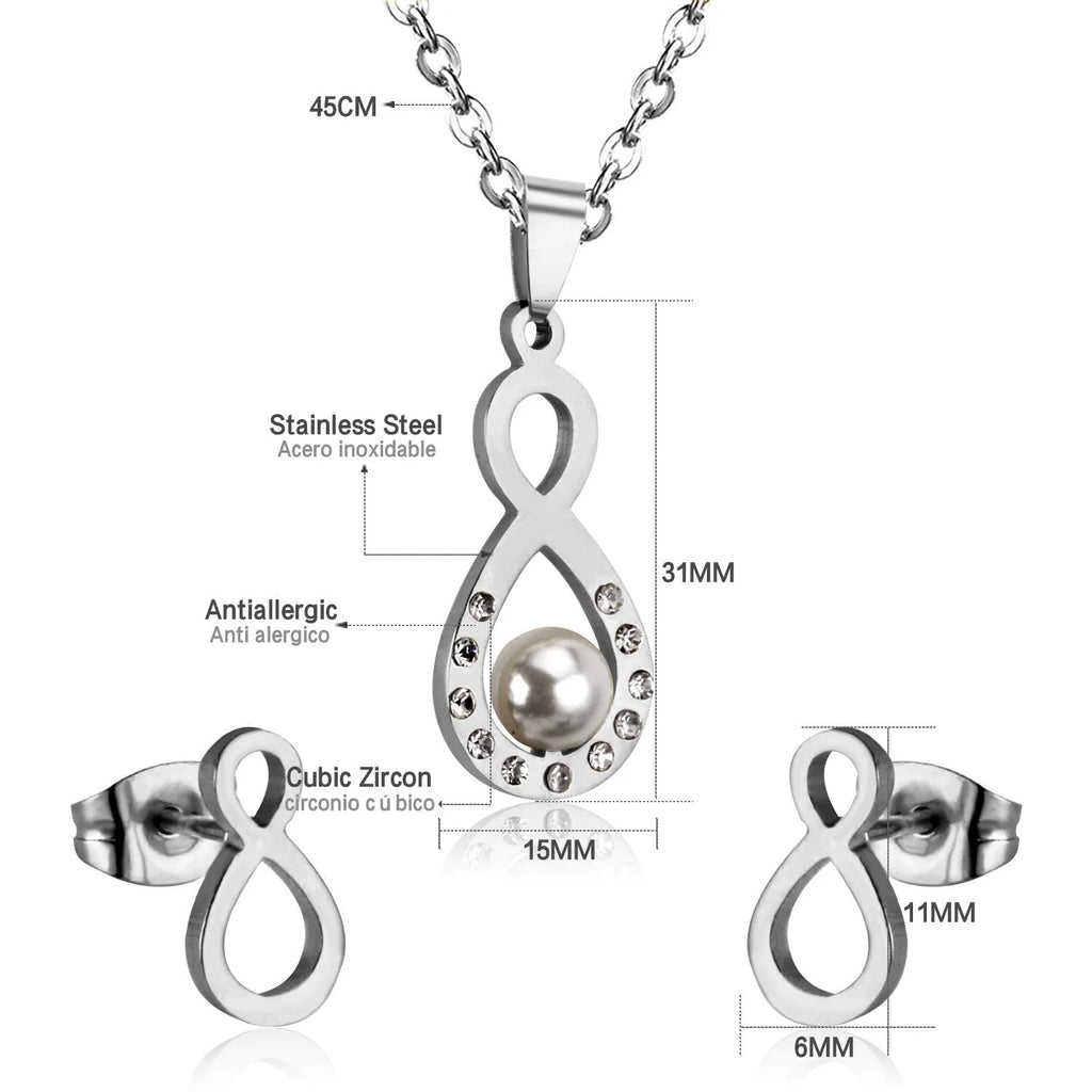 Lacey Eternal Infinity Pearl Set | Buy Set or Individual