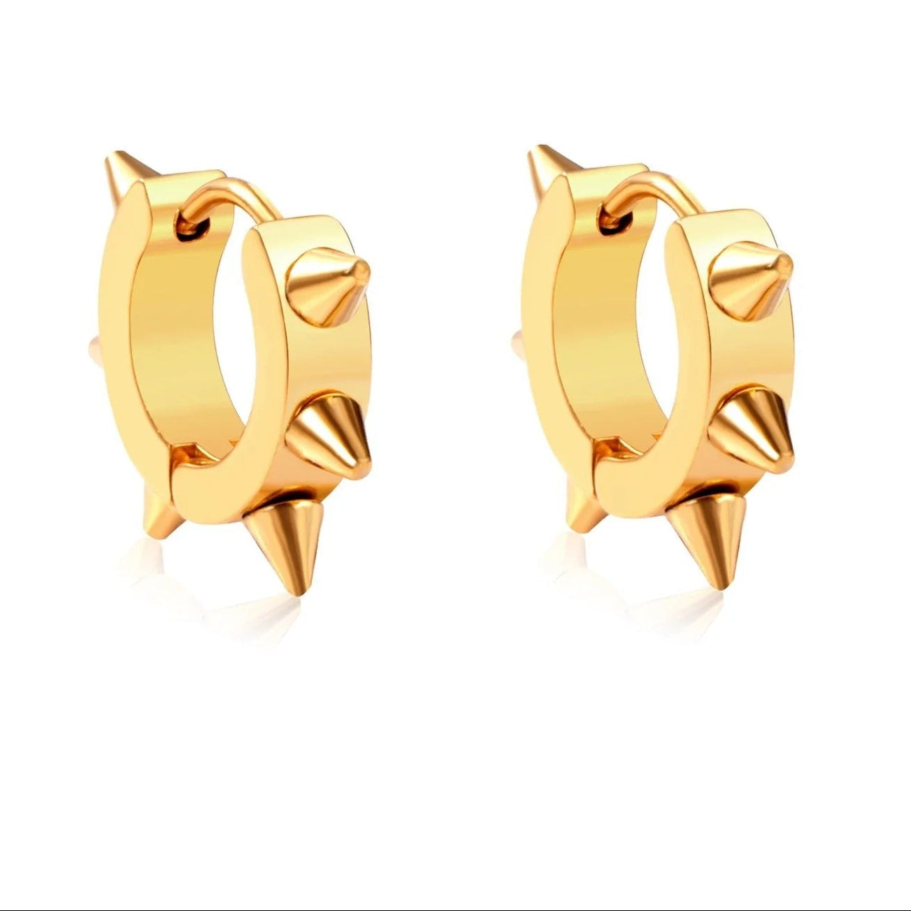 Paloma Spike  Huggie Hoops