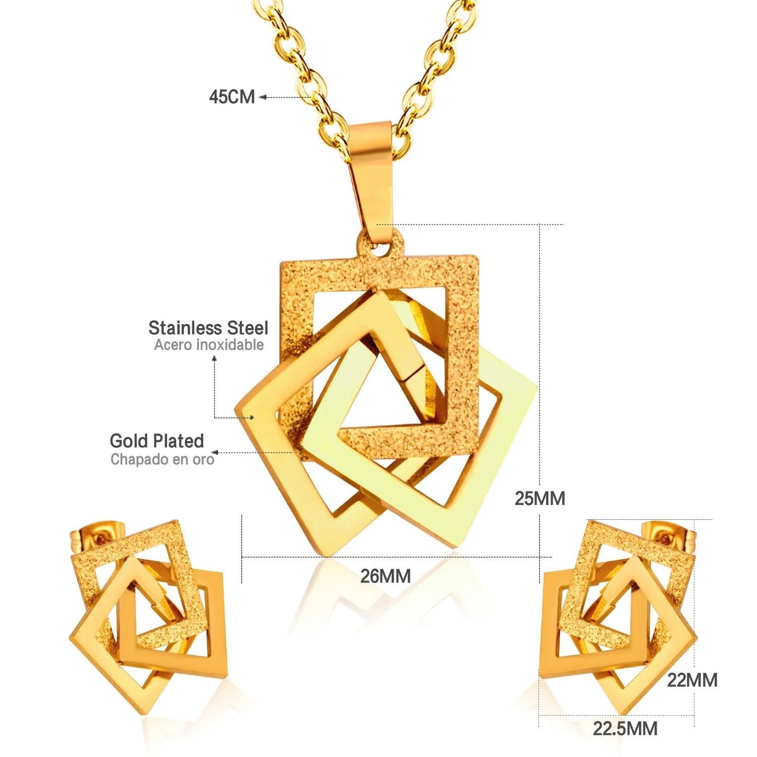 Posie Nested Square Frame Set | Buy Set or Individual