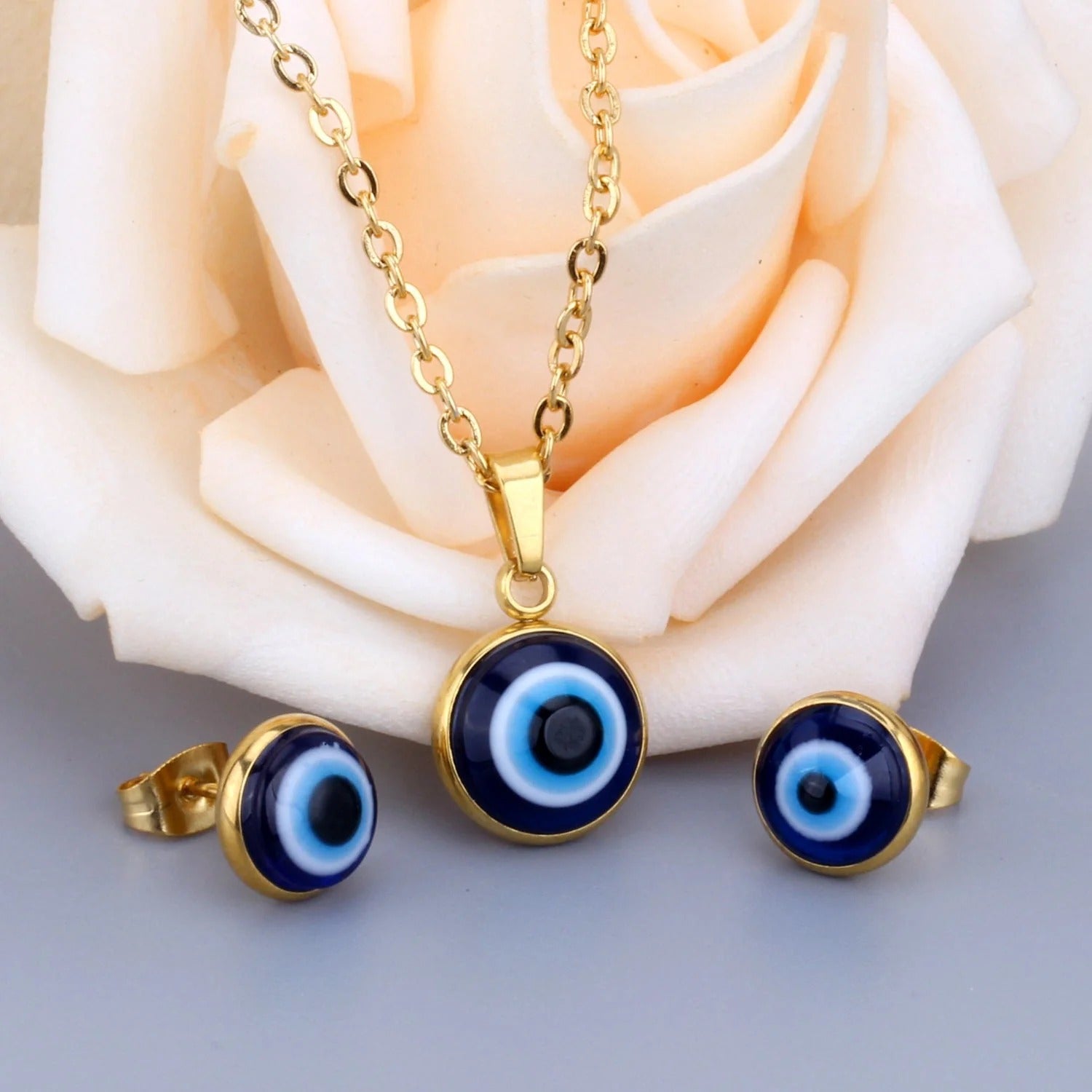 Keira Blue Evil Eye Protection Set | Buy Set or Individual