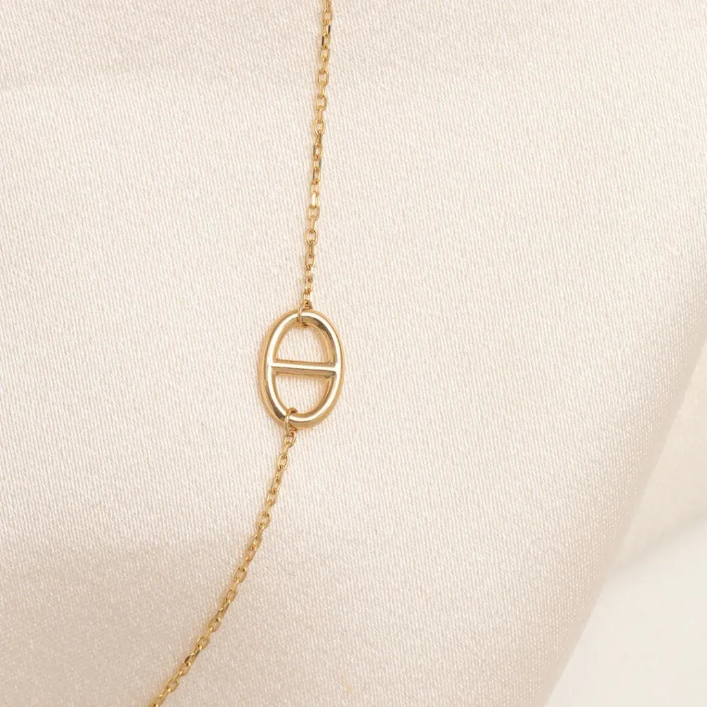 Atalanta H-Chain Necklace | Waterproof 18k Gold & Silver