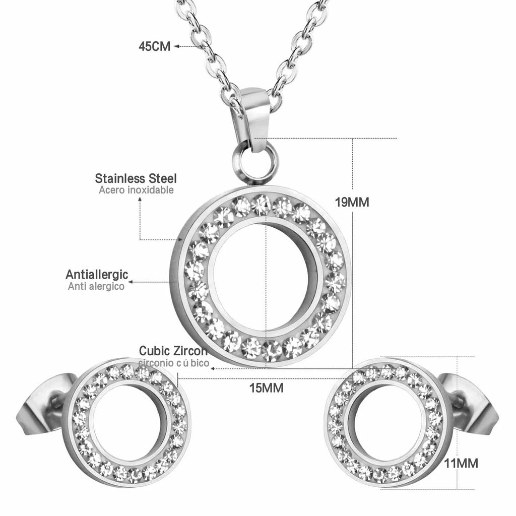 Kenzie Pavé Open Halo Set | Buy Set or Individual