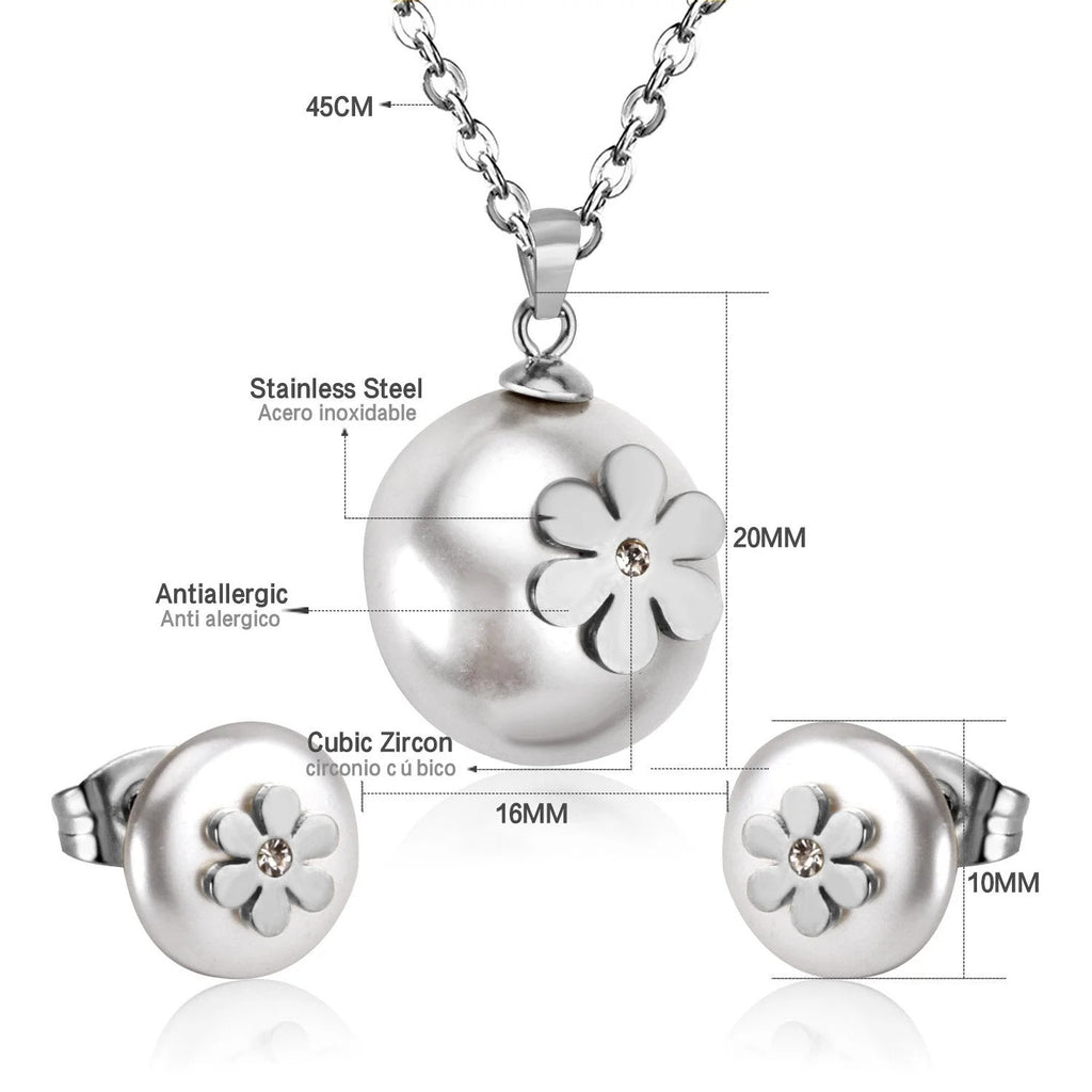 Kora Botanical Blossom Pearl Overlay Set | Buy Set or Individual