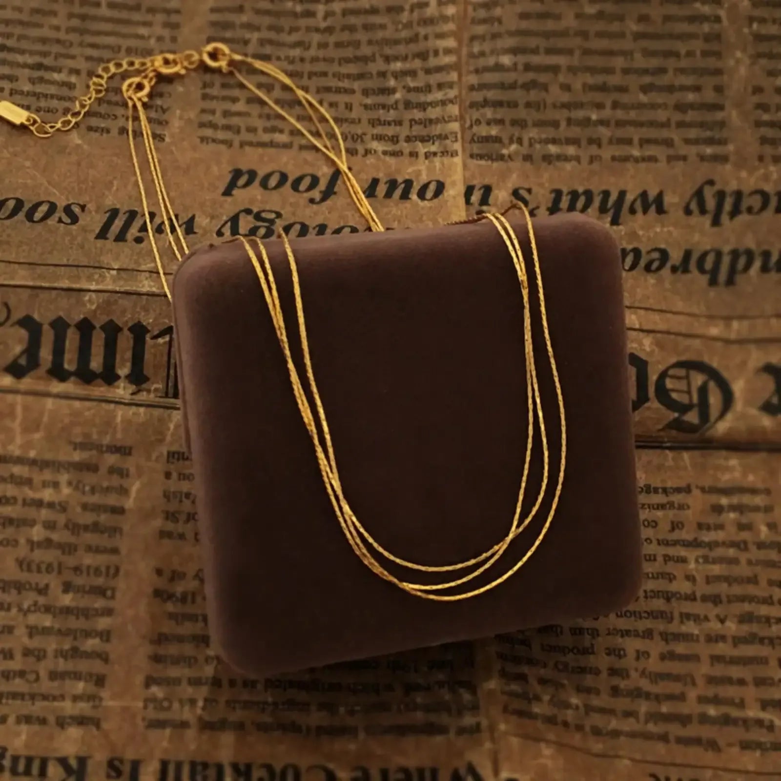 Cosima Multilayer Chain Necklace | Waterproof 18k Gold