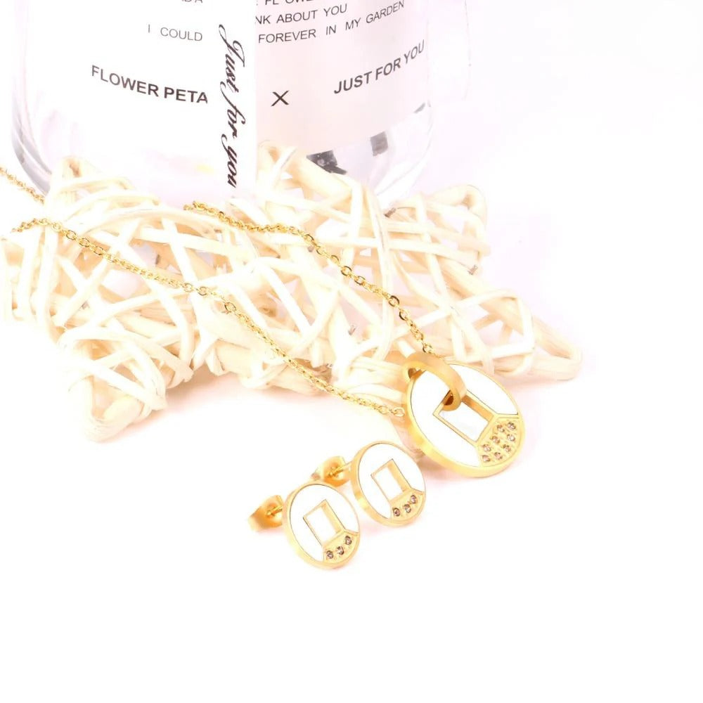 Juniper Celestial Pearl & Pavé Geometric Set | Buy Set or Individual
