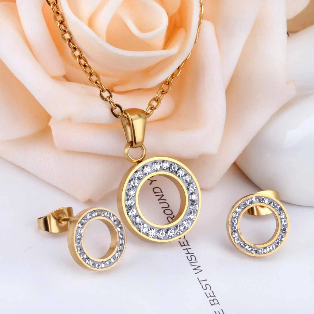 Kenzie Pavé Open Halo Set | Buy Set or Individual
