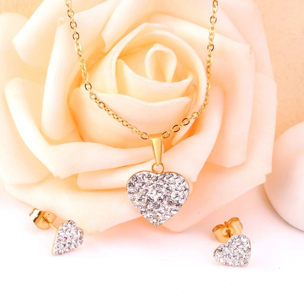Eddie Encrusted Heart Silhouette Set | Buy Set or Individual
