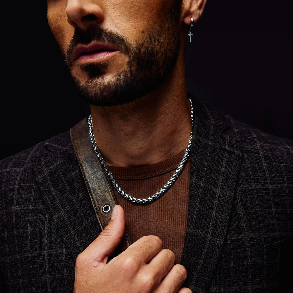 Vera Cross Huggie Hoops