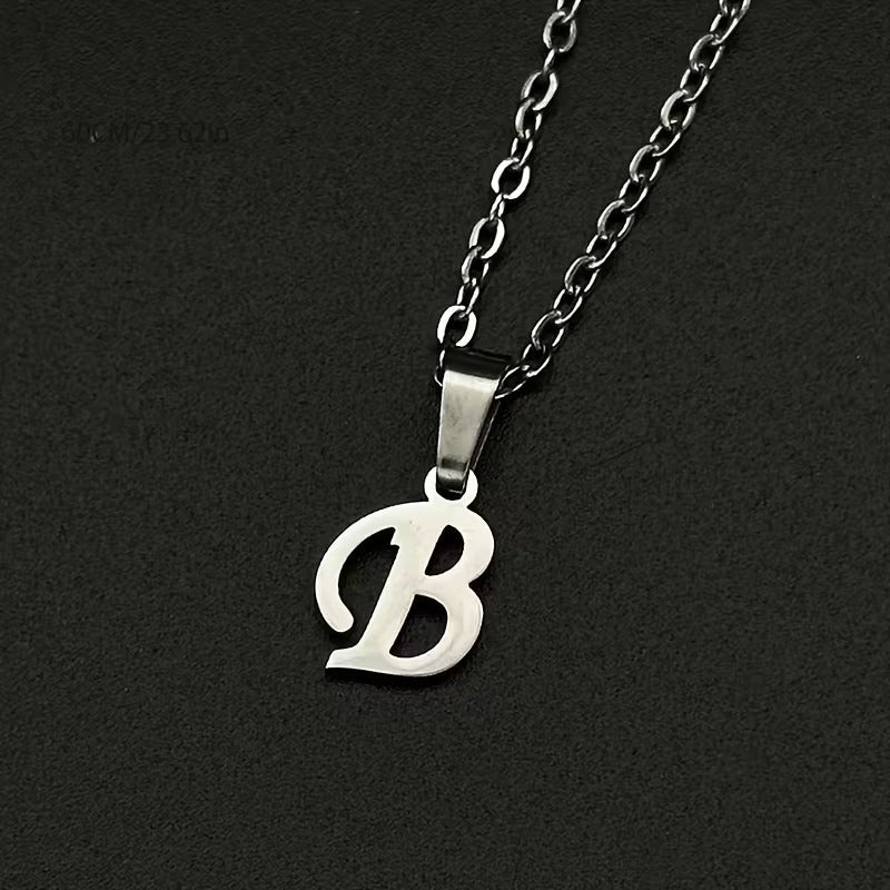 Jessie Initial Letter Necklace