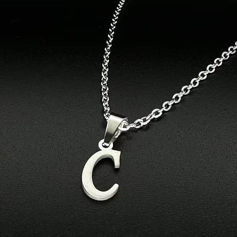 Jessie Initial Letter Necklace