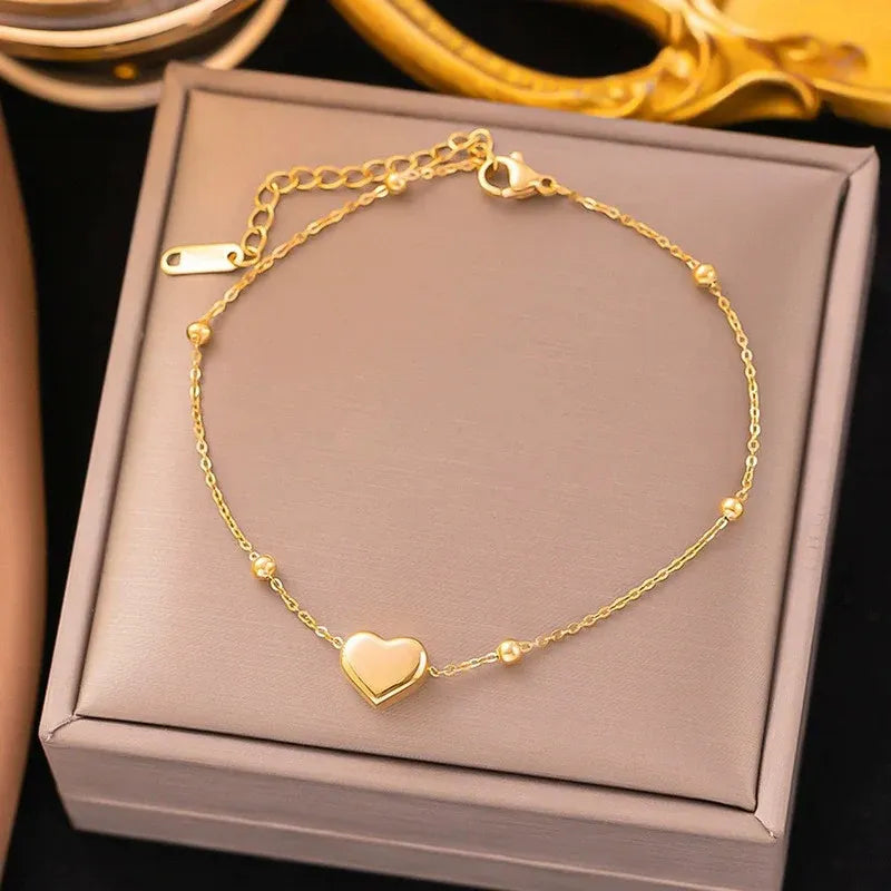 Brea Heart Bracelet | Waterproof 18k Gold