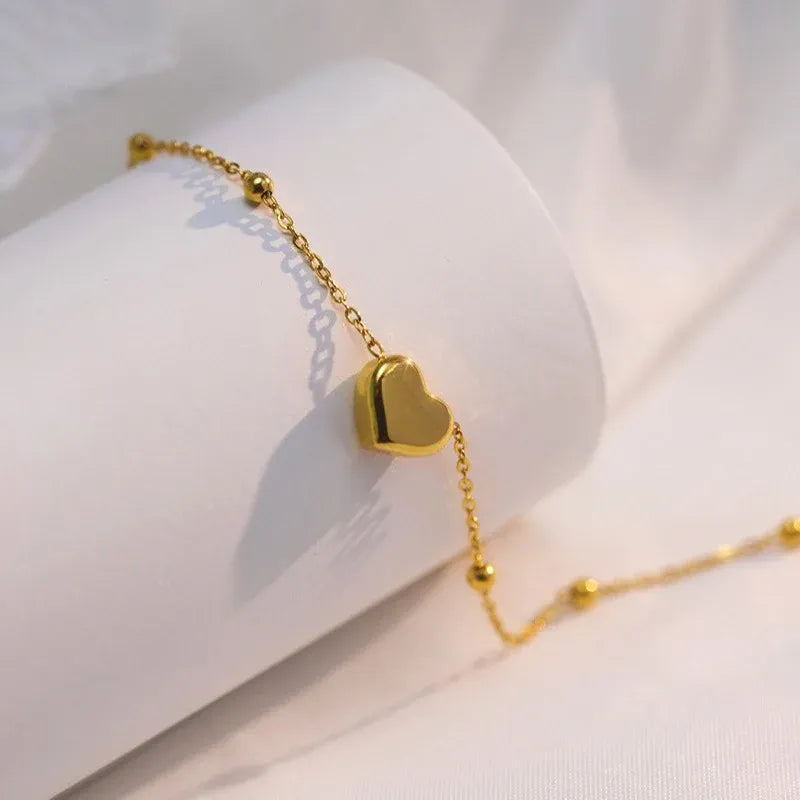 Brea Heart Bracelet | Waterproof 18k Gold