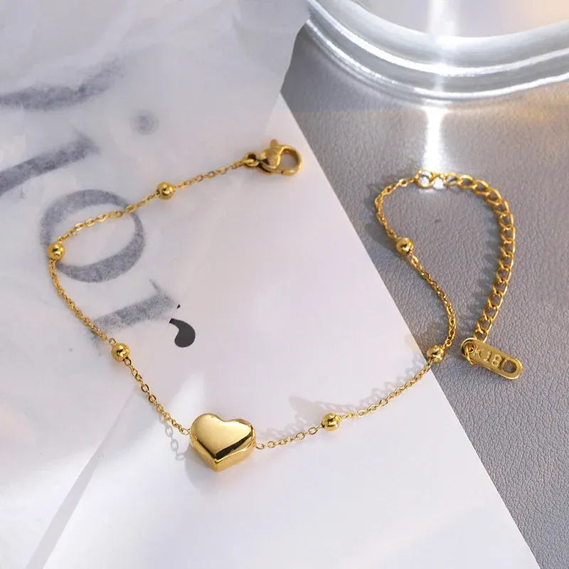 Brea Heart Bracelet | Waterproof 18k Gold