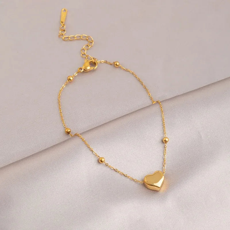Brea Heart Bracelet | Waterproof 18k Gold