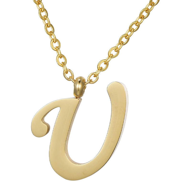 Jessie Initial Letter Necklace