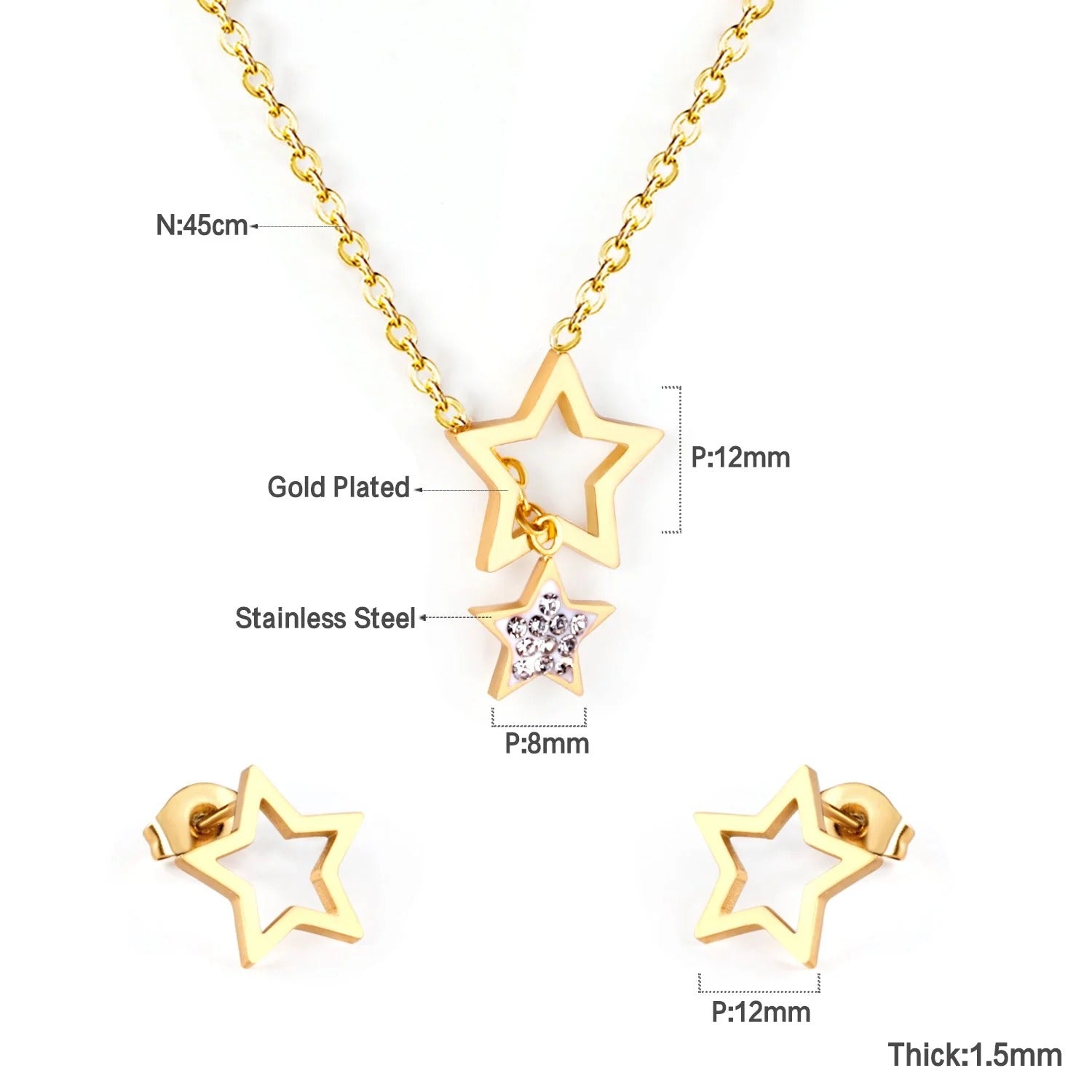 Yara Nested Star Set | Buy Set or Individual