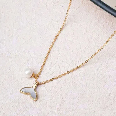 Blani Mermaid Tail Necklace | Waterproof 18k Gold