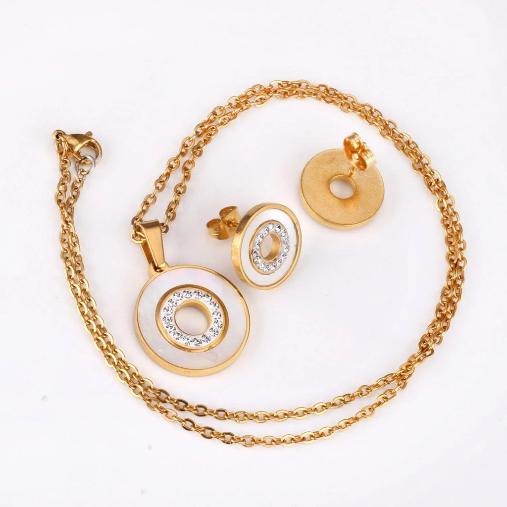 Nell Pearl & Pavé Inner Halo Set | Buy Set or Individual