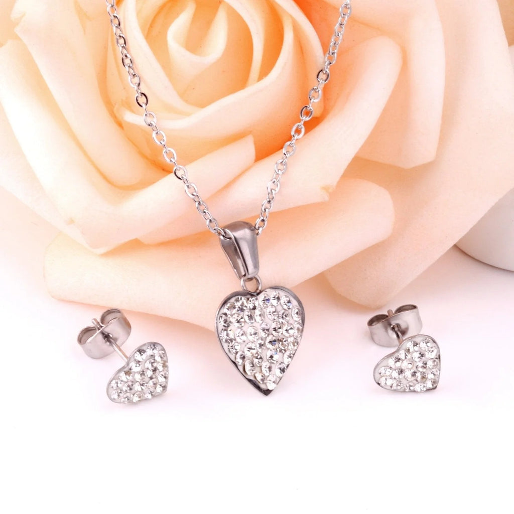 Eddie Encrusted Heart Silhouette Set | Buy Set or Individual