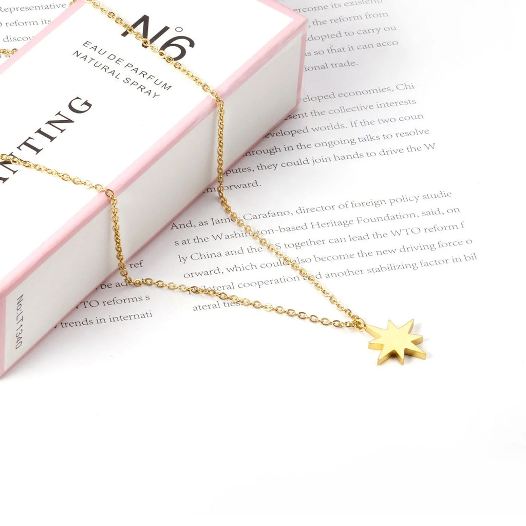Everly Star Necklace | Waterproof 18k Gold & Silver